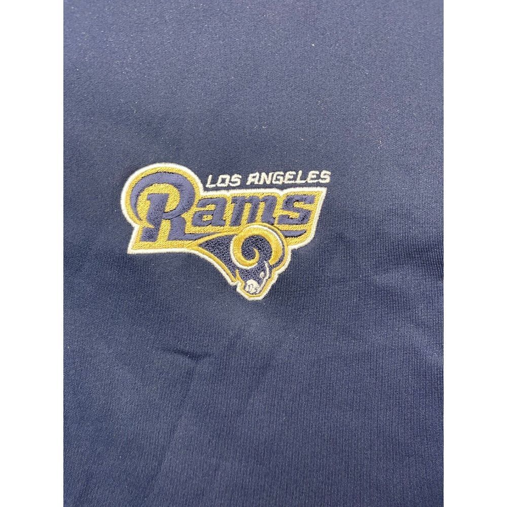 Antigua Men's 1/4‎ Zip Pullover Los Angeles Rams NFL XL Navy Blue Polyester - Picture 4 of 8